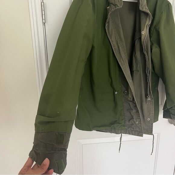 1980s Authentic US army field jacket Vintage - Picture 5 of 6